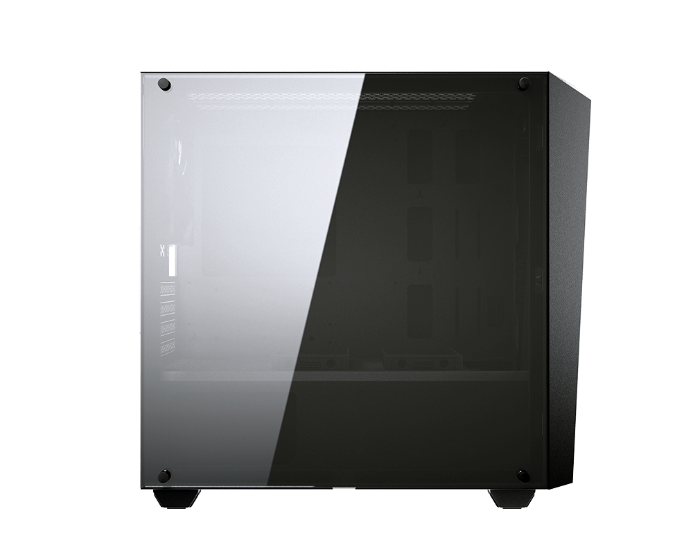 COUGAR MG130-G MINI TOWER CASE W/ TEMPERED GLASS SIDE WINDOW, 1FAN