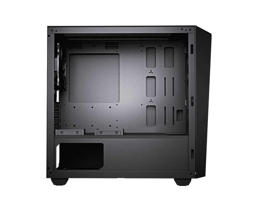 COUGAR MG130-G MINI TOWER CASE W/ TEMPERED GLASS SIDE WINDOW, 1FAN
