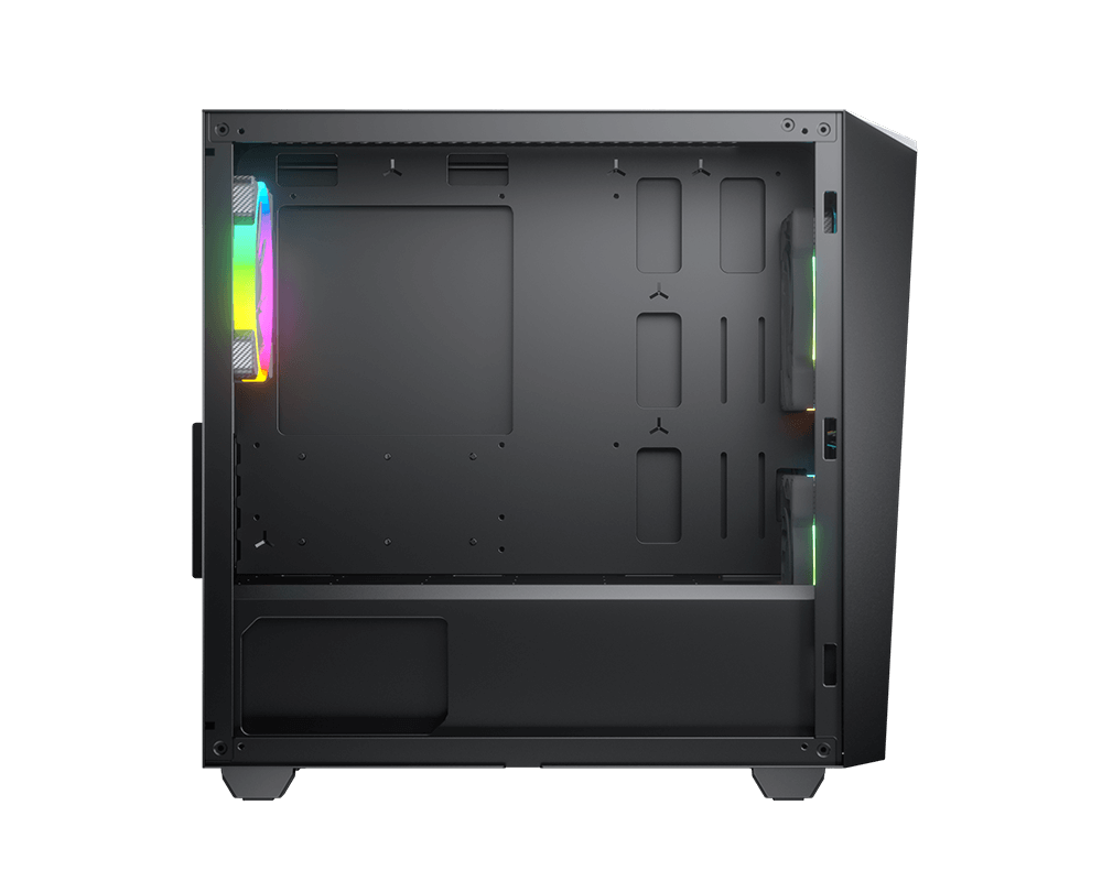 COUGAR MG120-G RGB MINI TOWER CASE W/ TEMPERED GLASS SIDE WINDOW, 3 ARGB FANS