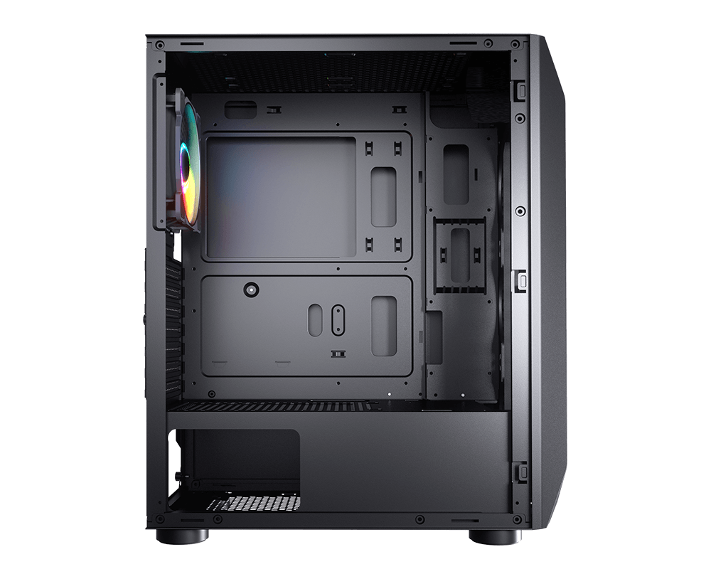COUGAR MX410 MESH-G RGB MID TOWER CASE W/ DUAL ARGB STRIPS, 3 ARGB FANS