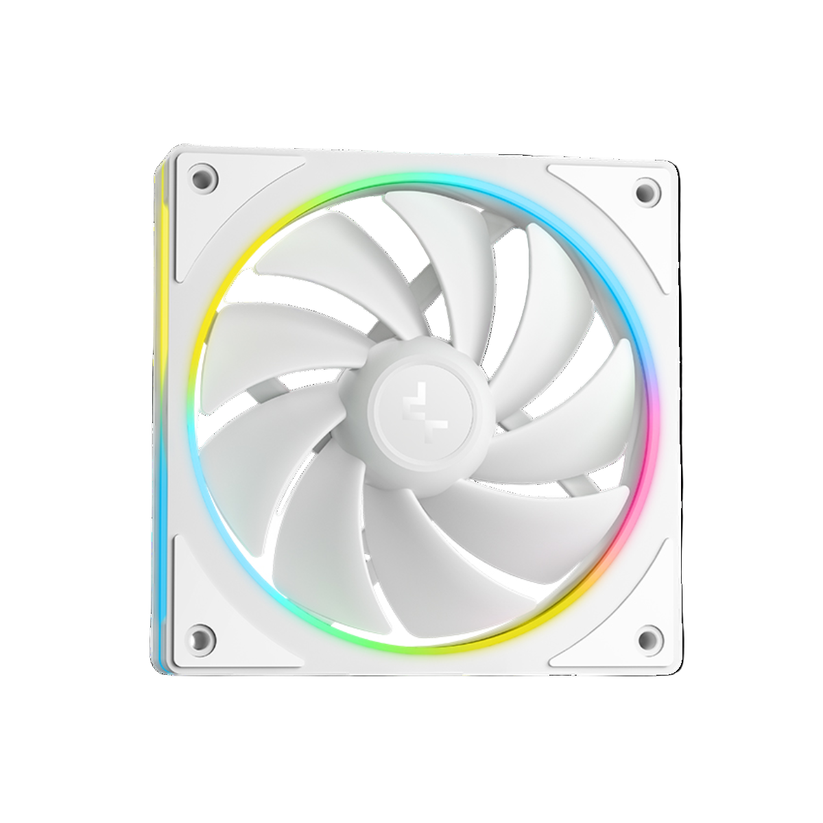 DEEPCOOL LM240 240MM AIO ARGB LIQUID CPU COOLER W/ 2.4" LCD SCREEN (WHITE)