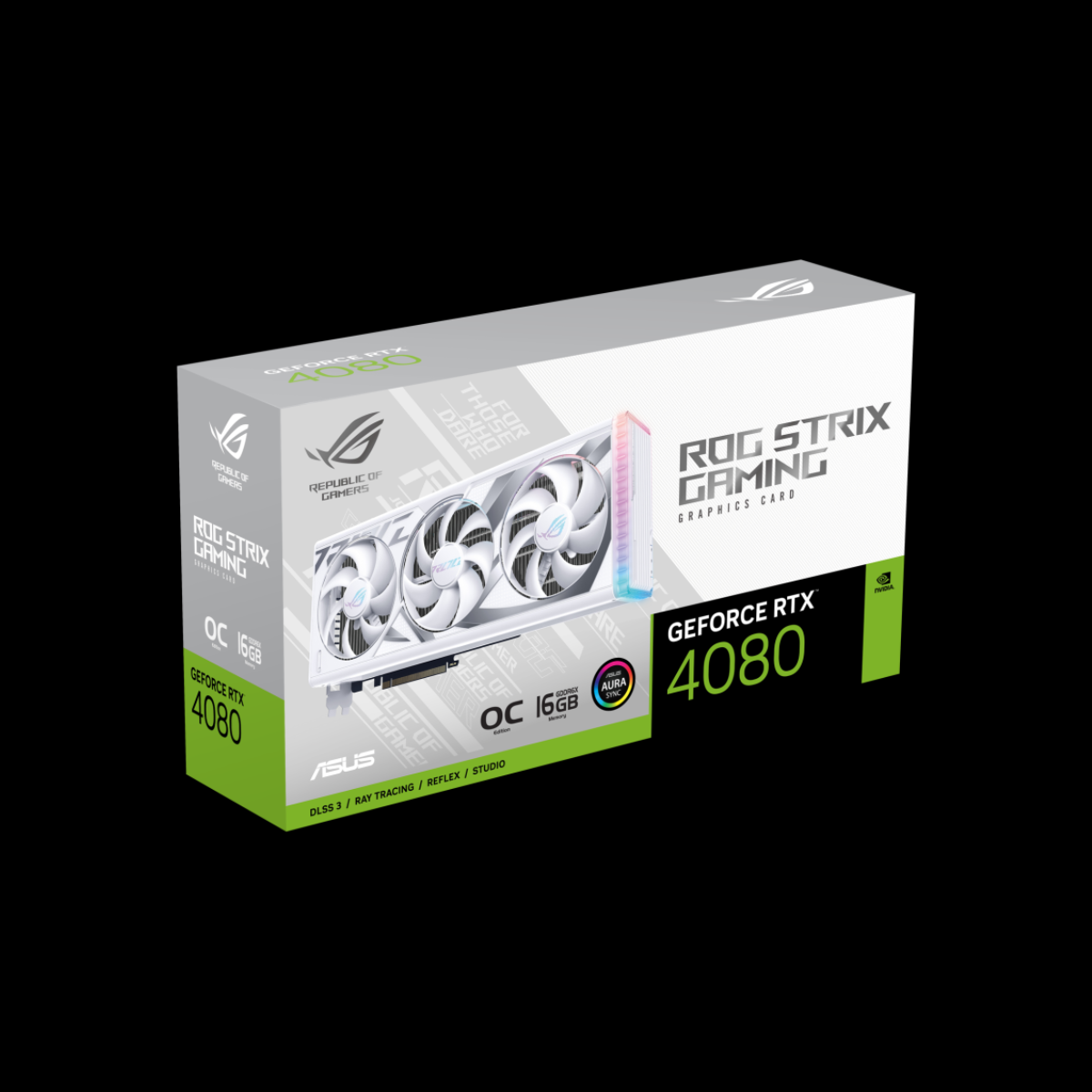 ASUS RTX 4080 16GB 256BIT GDDR6X ROG STRIX O16G-WHITE (2XHDMI, 3XDP)
