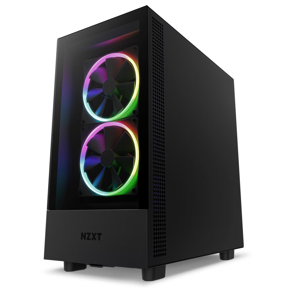 NZXT H5 ELITE MID TOWER CASE W/ TEMPERED GLASS (BLACK)