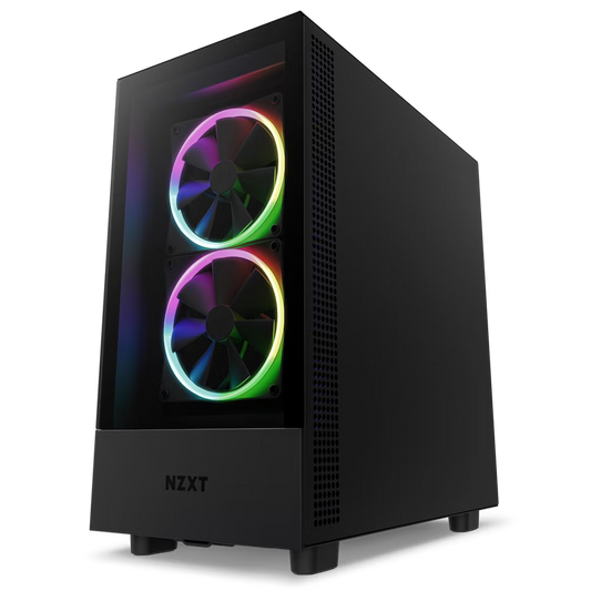 NZXT H5 ELITE MID TOWER CASE W/ TEMPERED GLASS (BLACK)