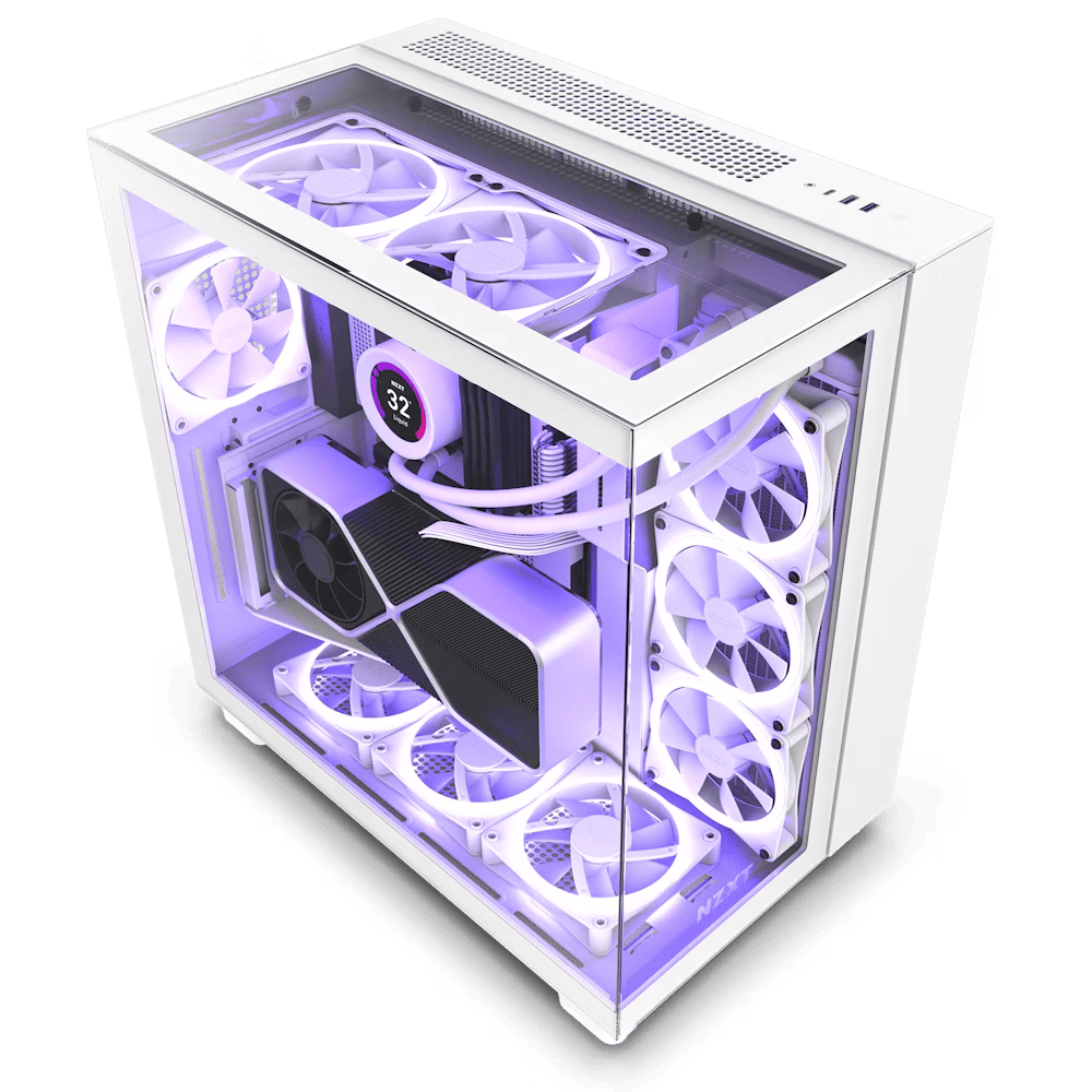 NZXT H9 ELITE MID TOWER AIRFLOW CASE W/ TEMPERED GLASS