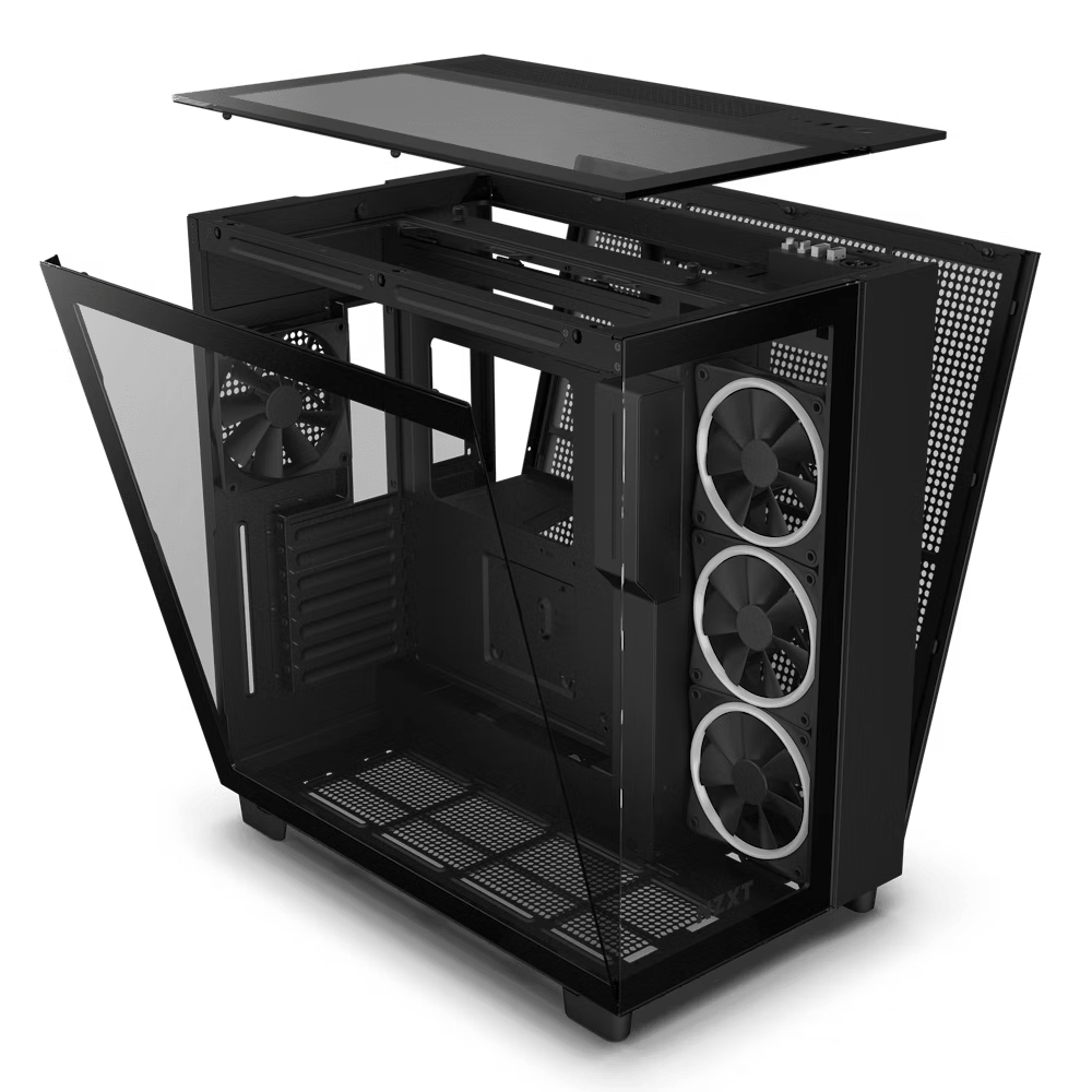 NZXT H9 ELITE MID TOWER AIRFLOW CASE W/ TEMPERED GLASS