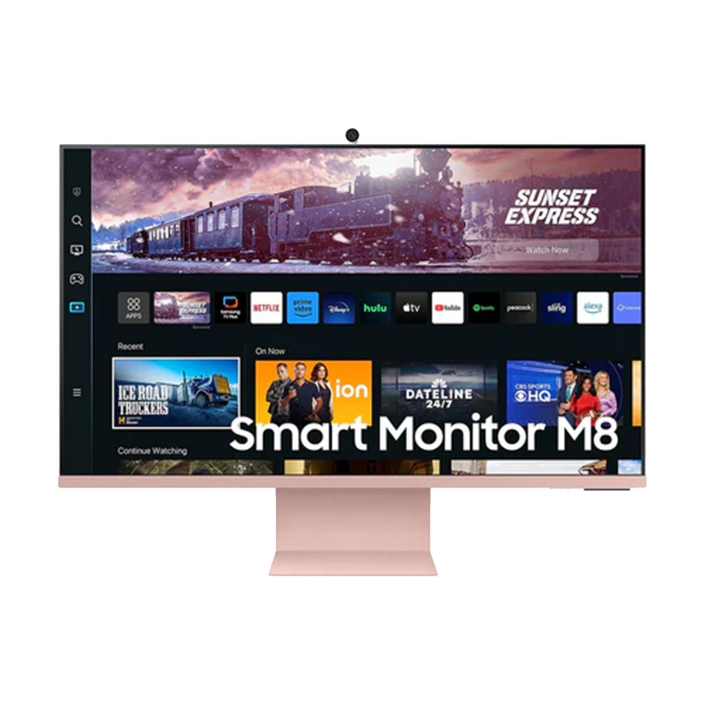 SAMSUNG M8 LS32CM80PUEXXP 32" 4K SMART MONITOR W/ SPKR WLMNT (SUNSET PINK)