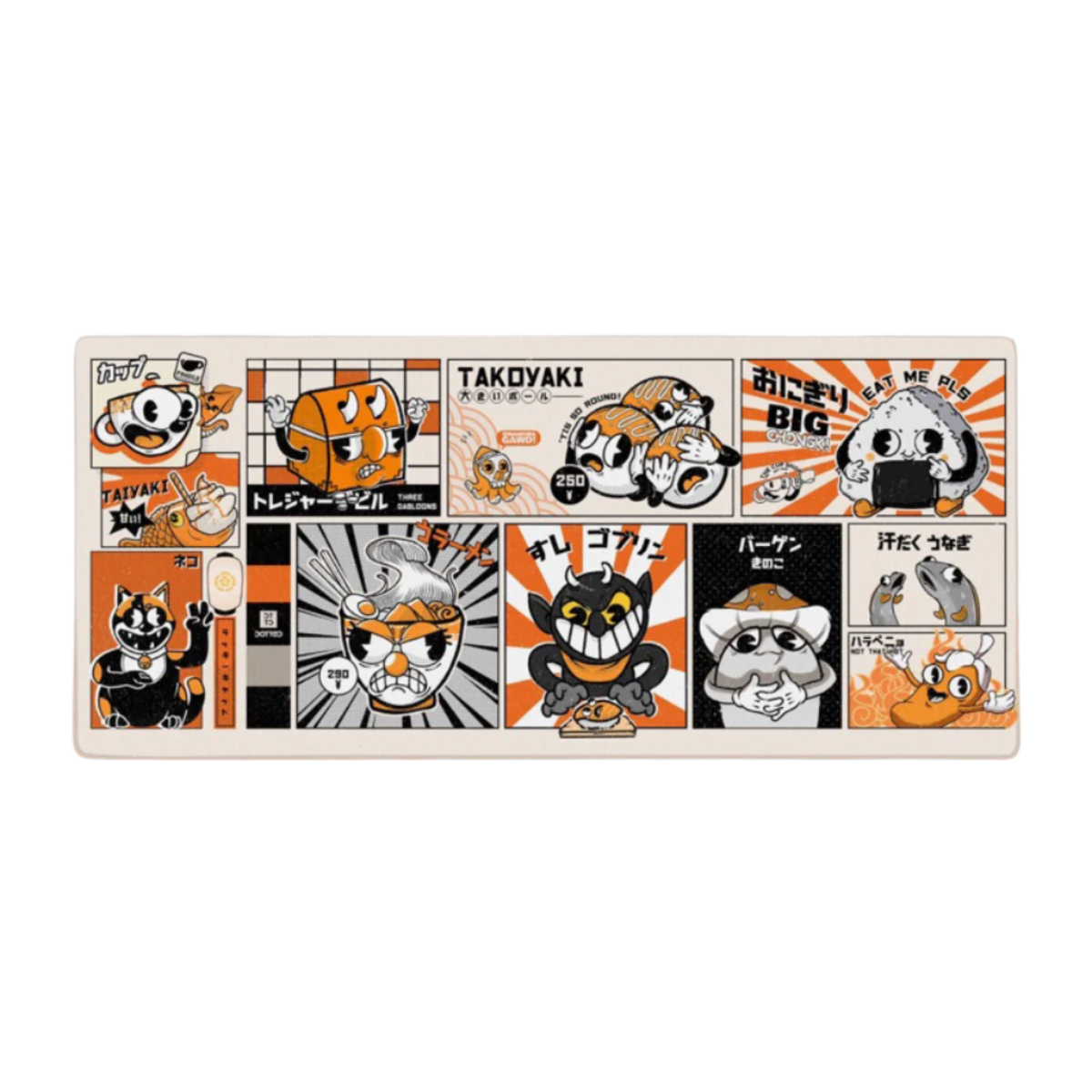 DOTTED THE CUP SHOP 900X400MM DESK MAT (4MM)