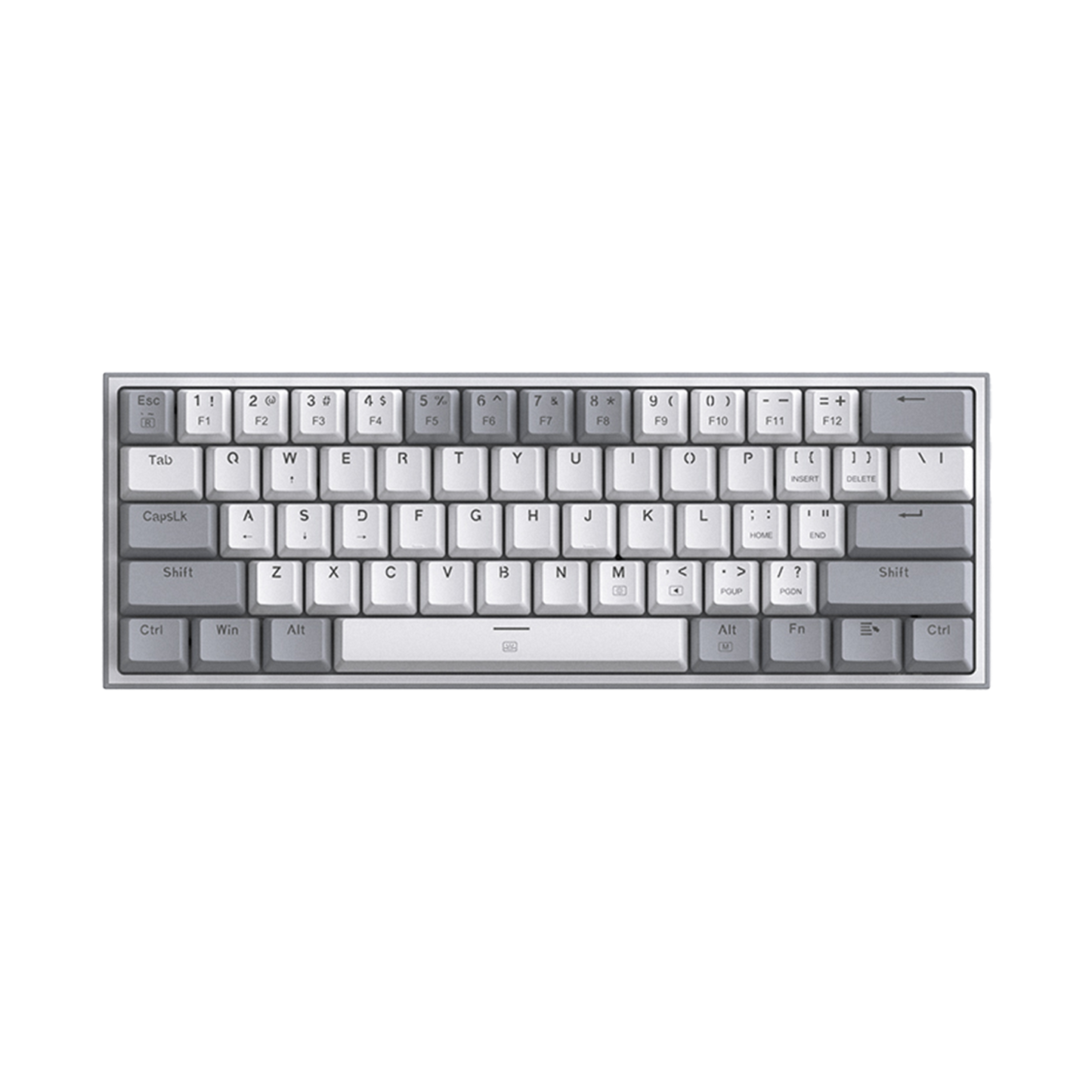 REDRAGON FIZZ RGB WIRED 60% MECHANICAL GAMING KEYBOARD (RED SWITCH/SWAPPBL)