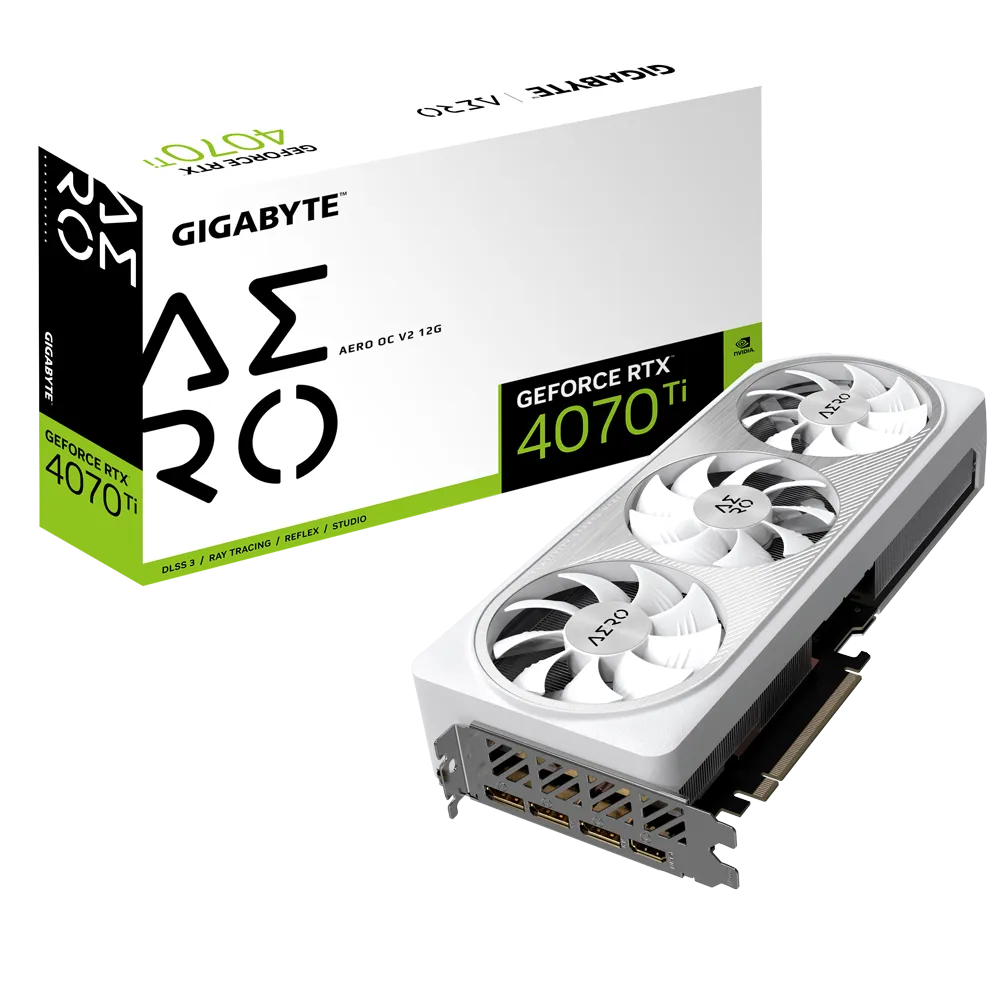 GIGABYTE RTX 4070TI 12GB 192BIT GDDR6X AERO OCV2 (HDMI, 3XDP)