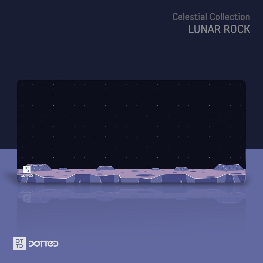 DOTTED LUNAR ROCK 900X400MM DESK MAT (4MM)
