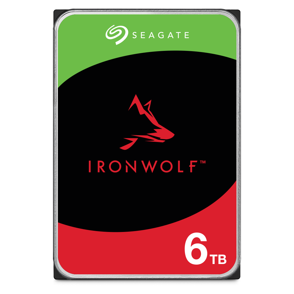 SEAGATE 6TB IRONWOLF SATA 6GB/S (ST6000VN001) 5400RPM 256MB
