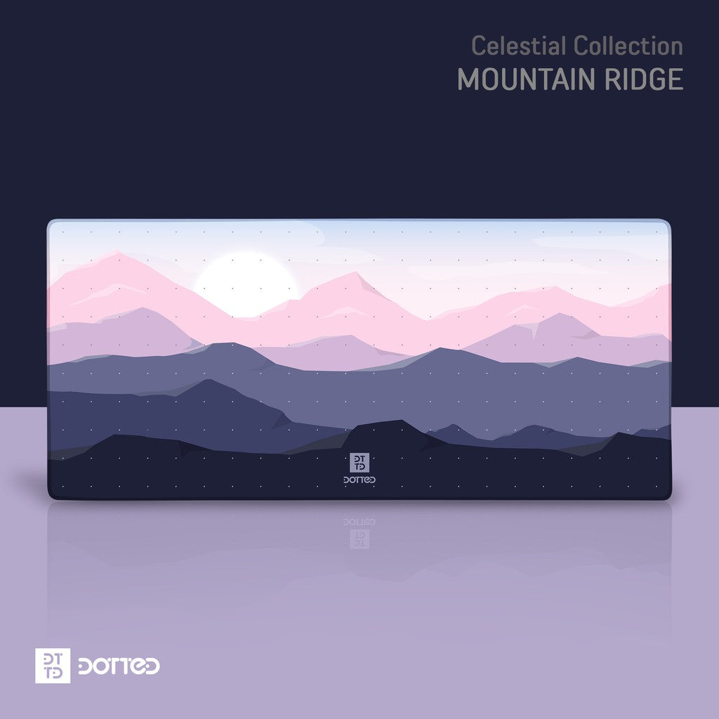DOTTED MOUNTAIN RIDGE 900X400MM DESK MAT (4MM)