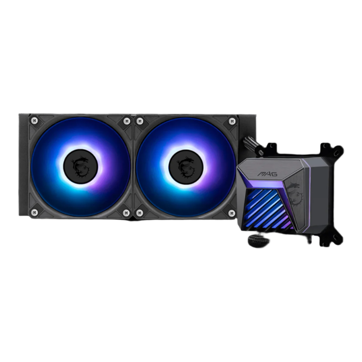 MSI MAG CORELIQUID A15 240 2X120MM FAN/120X120X25MM ARGB Gen2 LIQUID CPU COOLER