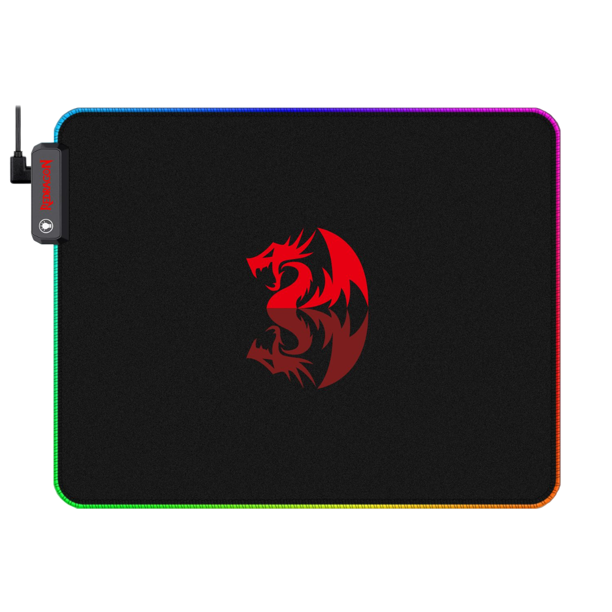 REDRAGON P026 PLUTO 330X260MM RGB GAMING MOUSE PAD (3MM)