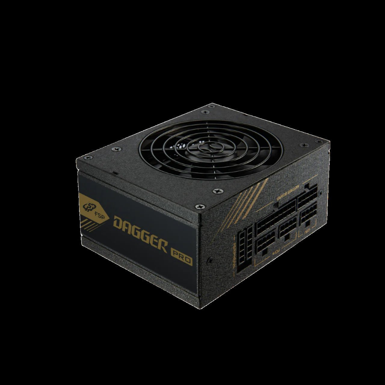 FSP DAGGER PRO SFX 1X92MM FAN, 5SATA, 4PCIE, ACTIVE PFC, MODULAR, 80PLUS-GOLD