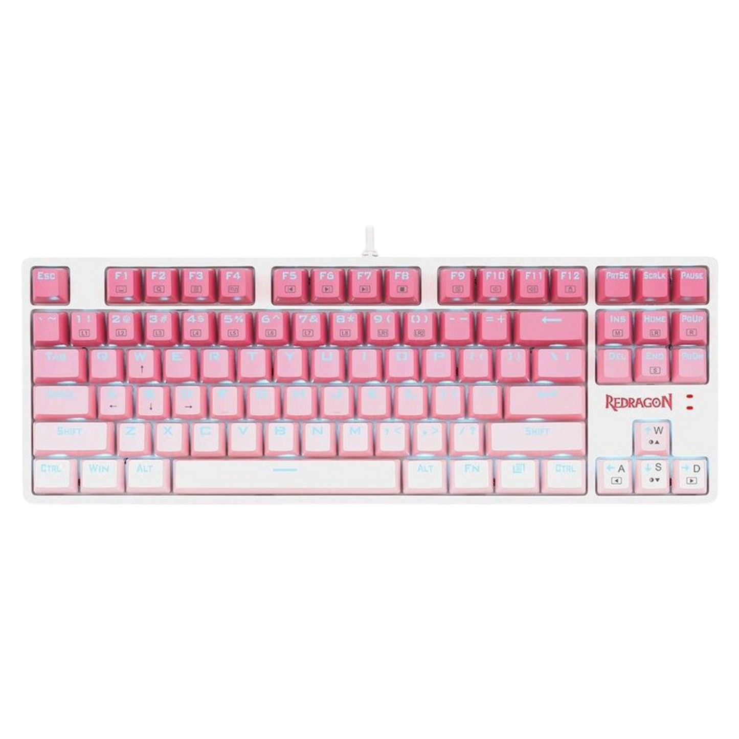REDRAGON DAKSA MECHANICAL GAMING KEYBOARD (RED SWITCH) GRADIENT PINK