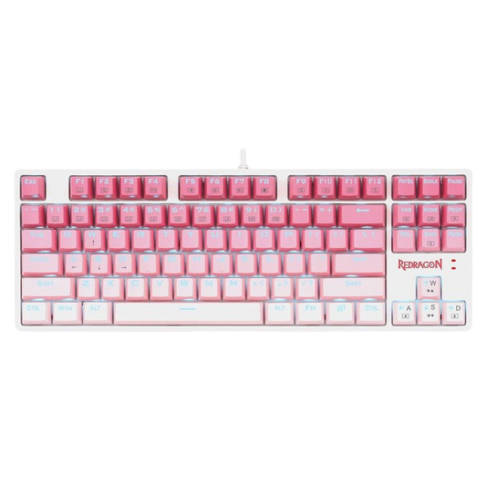 REDRAGON DAKSA MECHANICAL GAMING KEYBOARD (RED SWITCH) GRADIENT PINK
