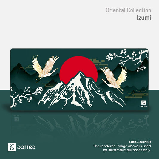 DOTTED IZUMI 900X400MM DESK MAT (4MM)