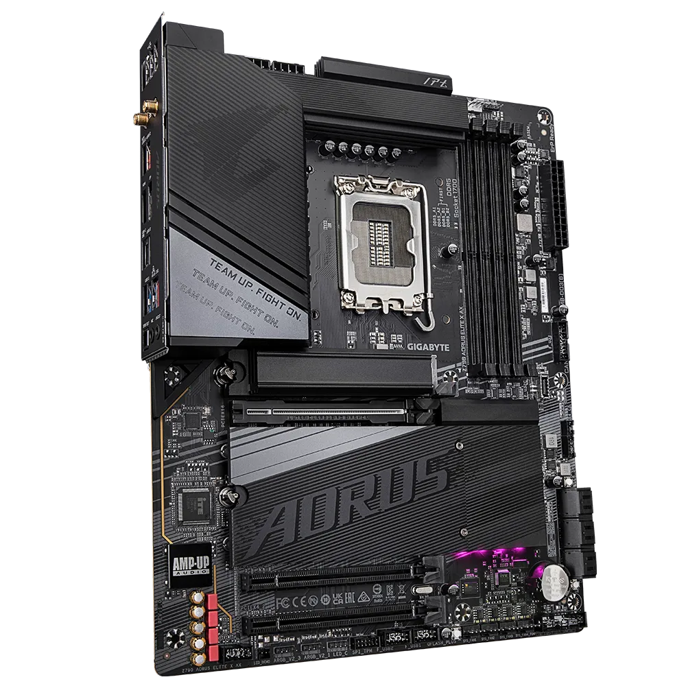 GIGABYTE Z790 AORUS ELITE X AX 4DDR5 4XM.2 MOTHERBOARD (HDMI, DP) WIFI+BT