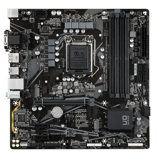 GIGABYTE B560M-DS3H AC 4DDR4 2XM.2 MOTHERBOARD (HDMI, DP)