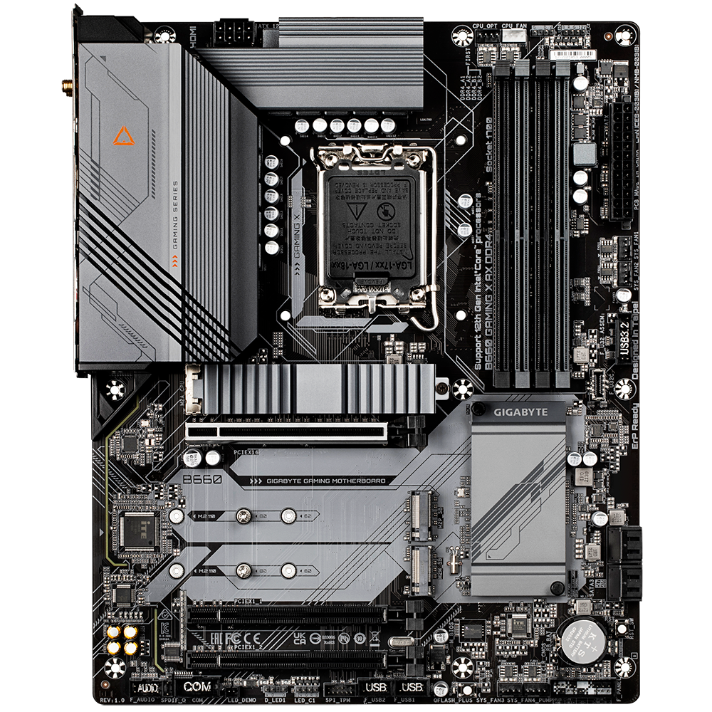 GIGABYTE B660 GAMING X AX 4DDR4 3XM.2 MOTHERBOARD (HDMI, DP) WIFI+BT