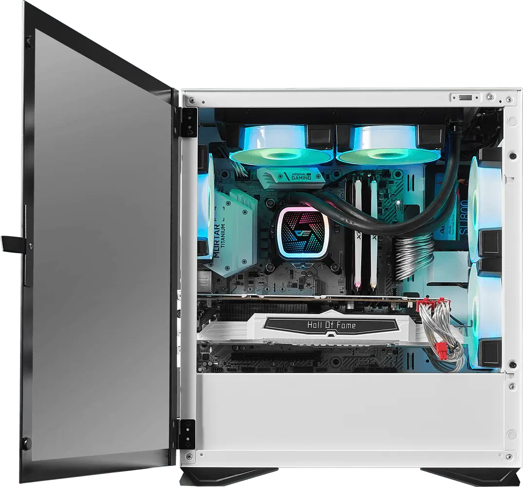 DARKFLASH DLM22 MICRO ATX CASE W/ MAGNETIC HINGED DOOR TEMPERED WINDOW