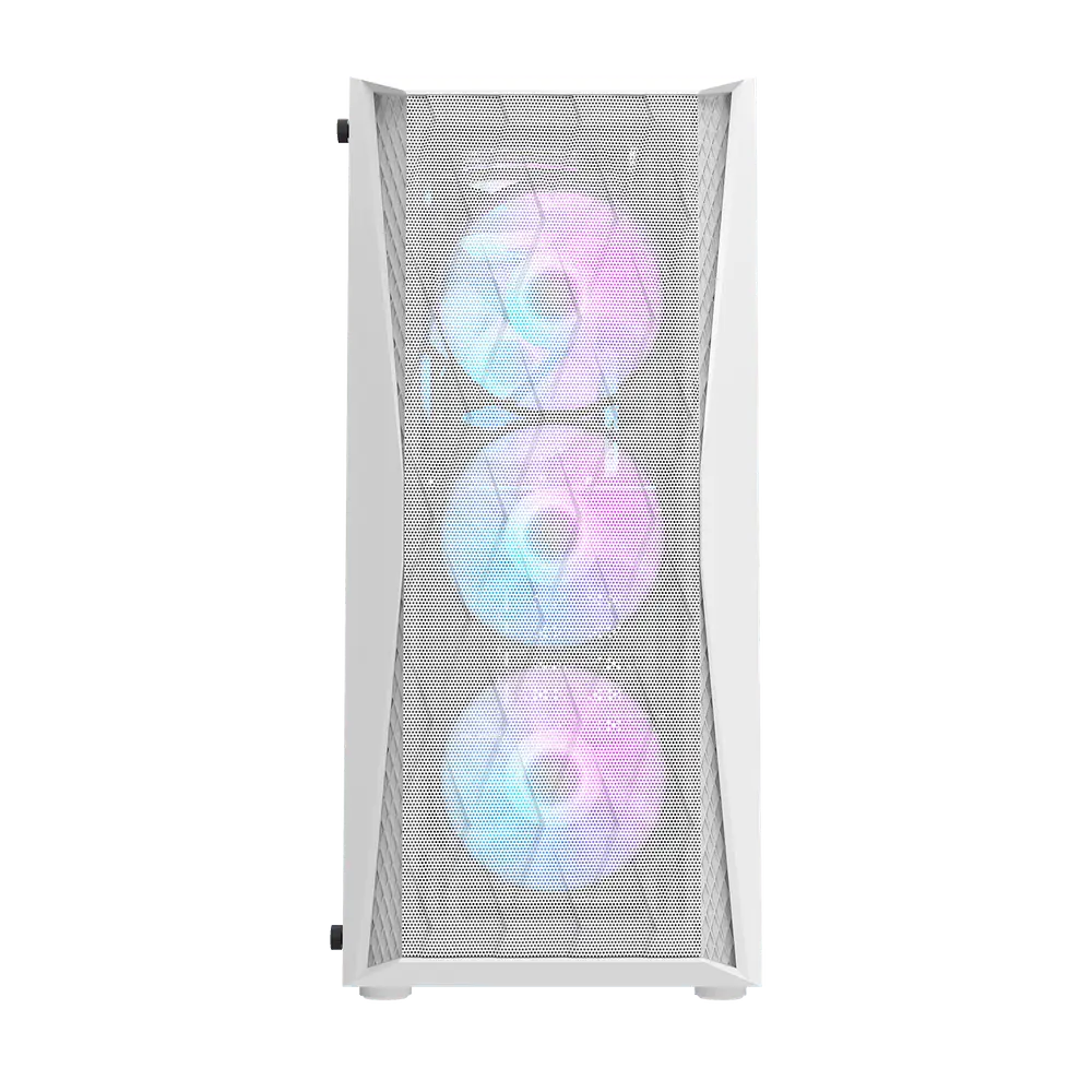 DARKFLASH DK352 PLUS ATX TOWER CASE W/ TEMPERED GLASS SIDE PANEL, 4 ARGB FANS