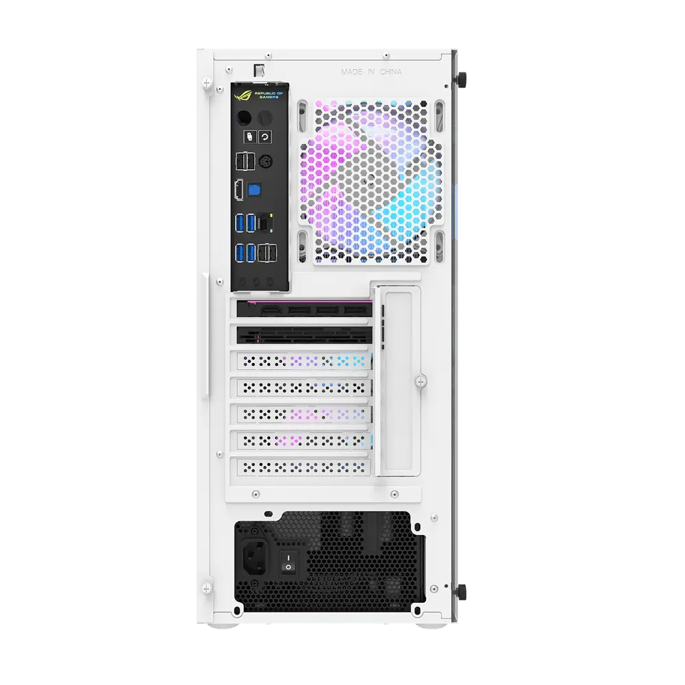 DARKFLASH DK352 PLUS ATX TOWER CASE W/ TEMPERED GLASS SIDE PANEL, 4 ARGB FANS