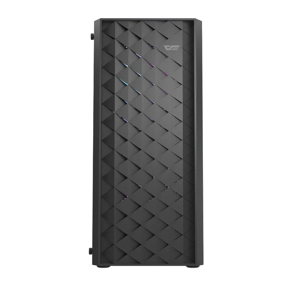 DARKFLASH DK351 ATX TOWER CASE W/ TEMPERED GLASS SIDE PANEL, 4 ARGB FANS