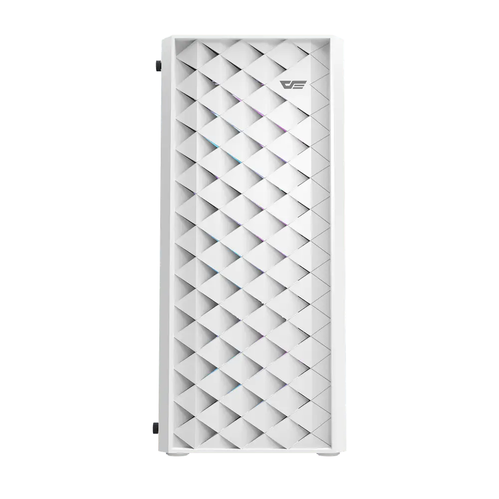 DARKFLASH DK351 ATX TOWER CASE W/ TEMPERED GLASS SIDE PANEL, 4 ARGB FANS