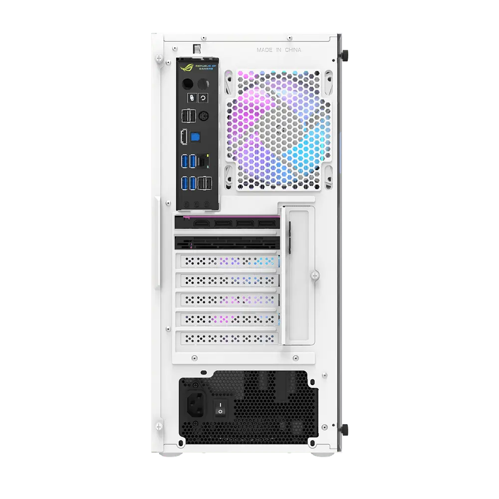 DARKFLASH DK351 ATX TOWER CASE W/ TEMPERED GLASS SIDE PANEL, 4 ARGB FANS