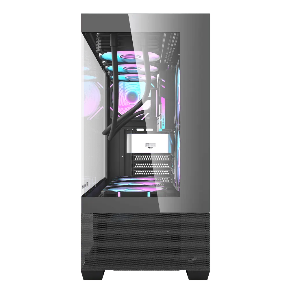 DARKFLASH DS900 ATX CASE W/ TEMPERED GLASS PANORAMIC SIDE