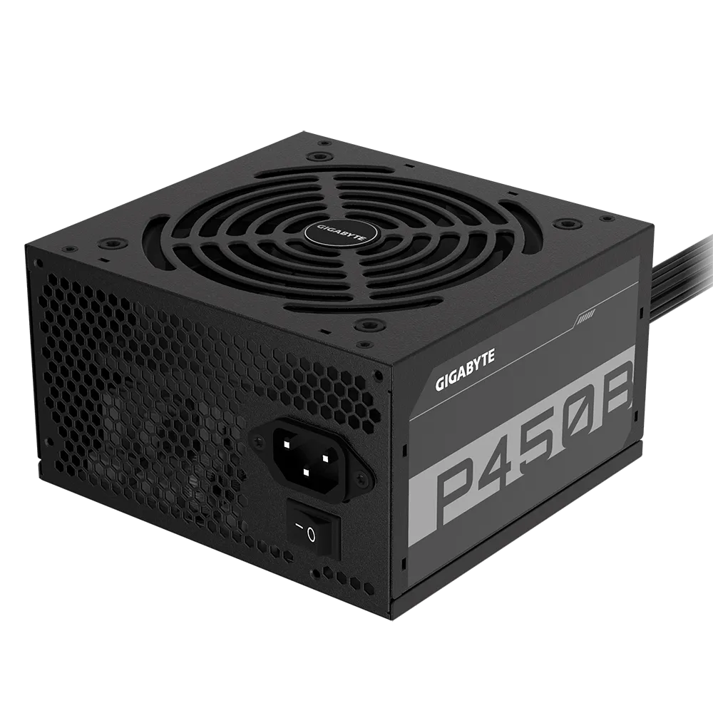 GIGABYTE P450B 450W 1X120MM FAN, 6SATA, 2PCIE, ACTIVE PFC, 80PLUS-BRONZE
