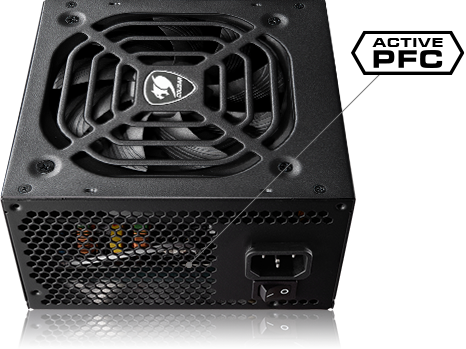 COUGAR STC750 750W, 120MM FAN, ACTIVE PFC, 80-PLUS