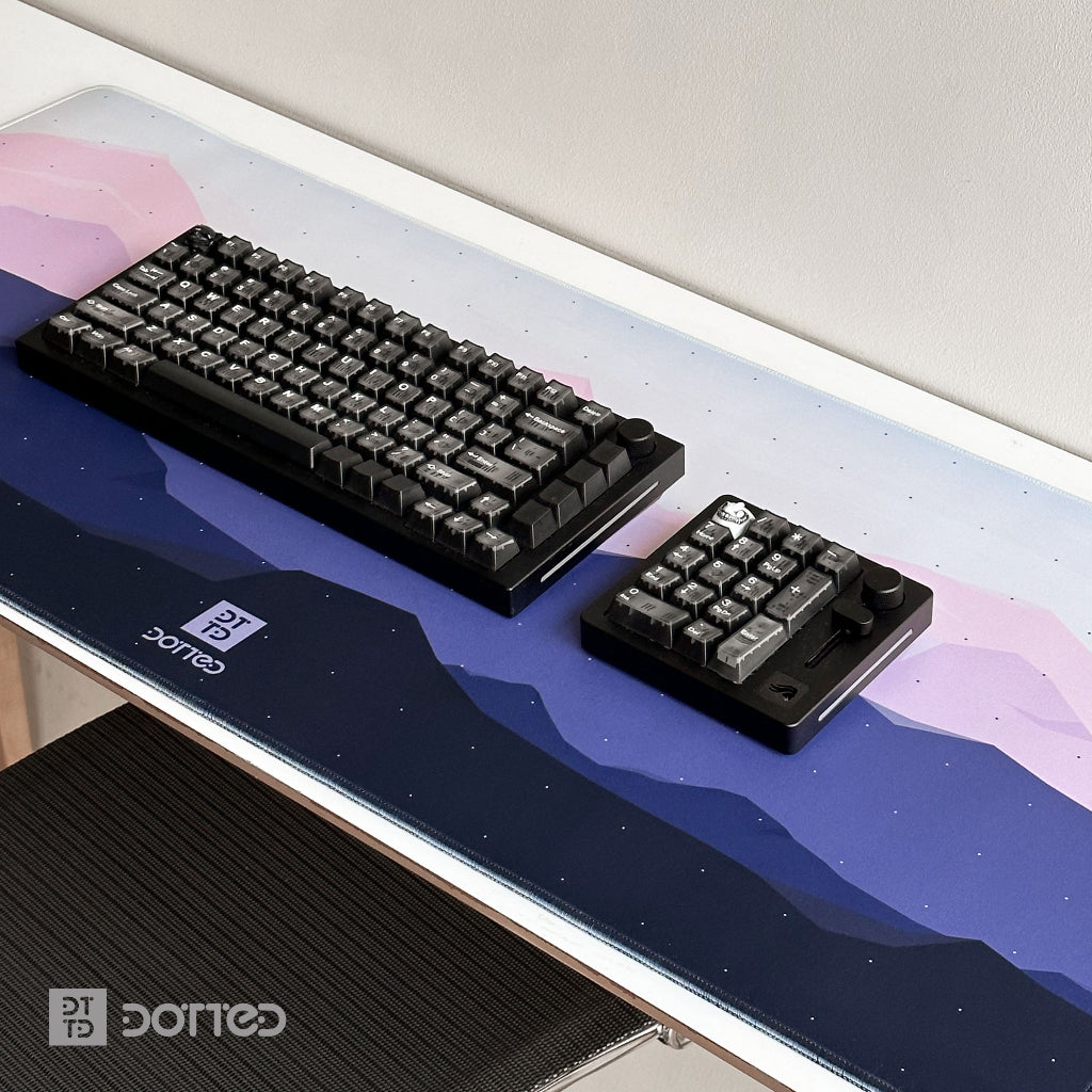 DOTTED MOUNTAIN RIDGE 900X400MM DESK MAT (4MM)
