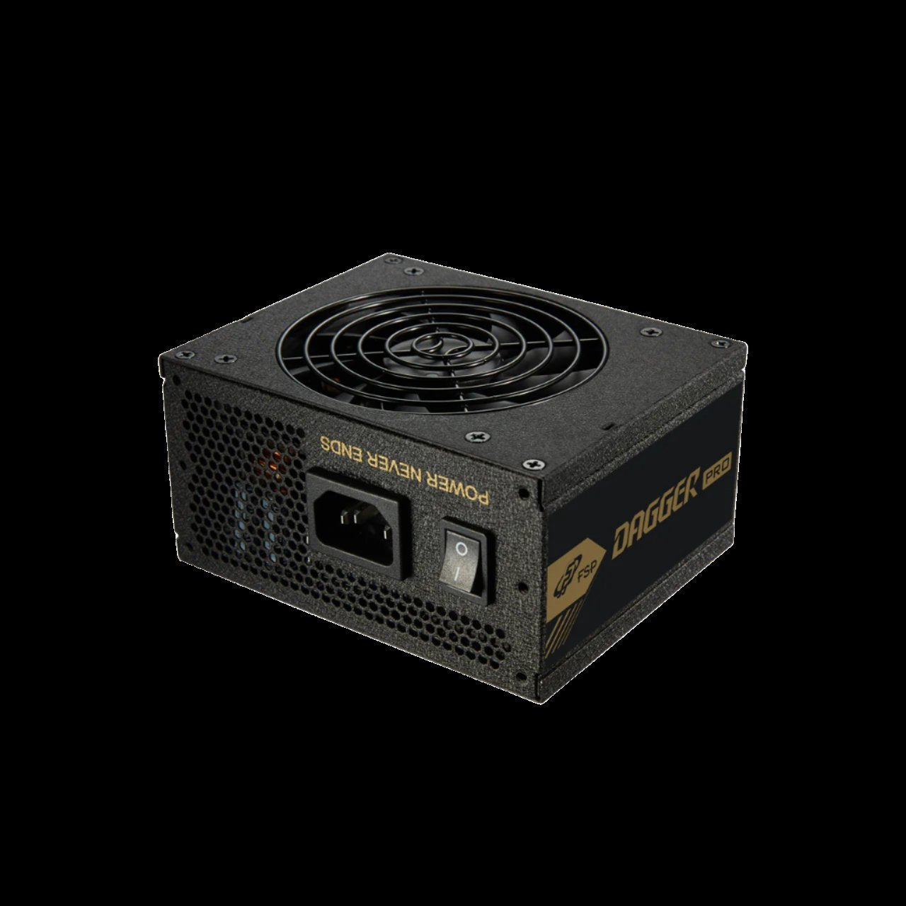 FSP DAGGER PRO SFX 1X92MM FAN, 5SATA, 4PCIE, ACTIVE PFC, MODULAR, 80PLUS-GOLD
