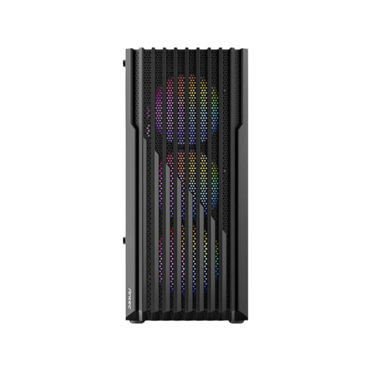 ANTEC AX22 ELITE MID TOWER CASE W/ TEMPERED GLASS SIDE PANEL, 4 RGB FANS (BLACK)