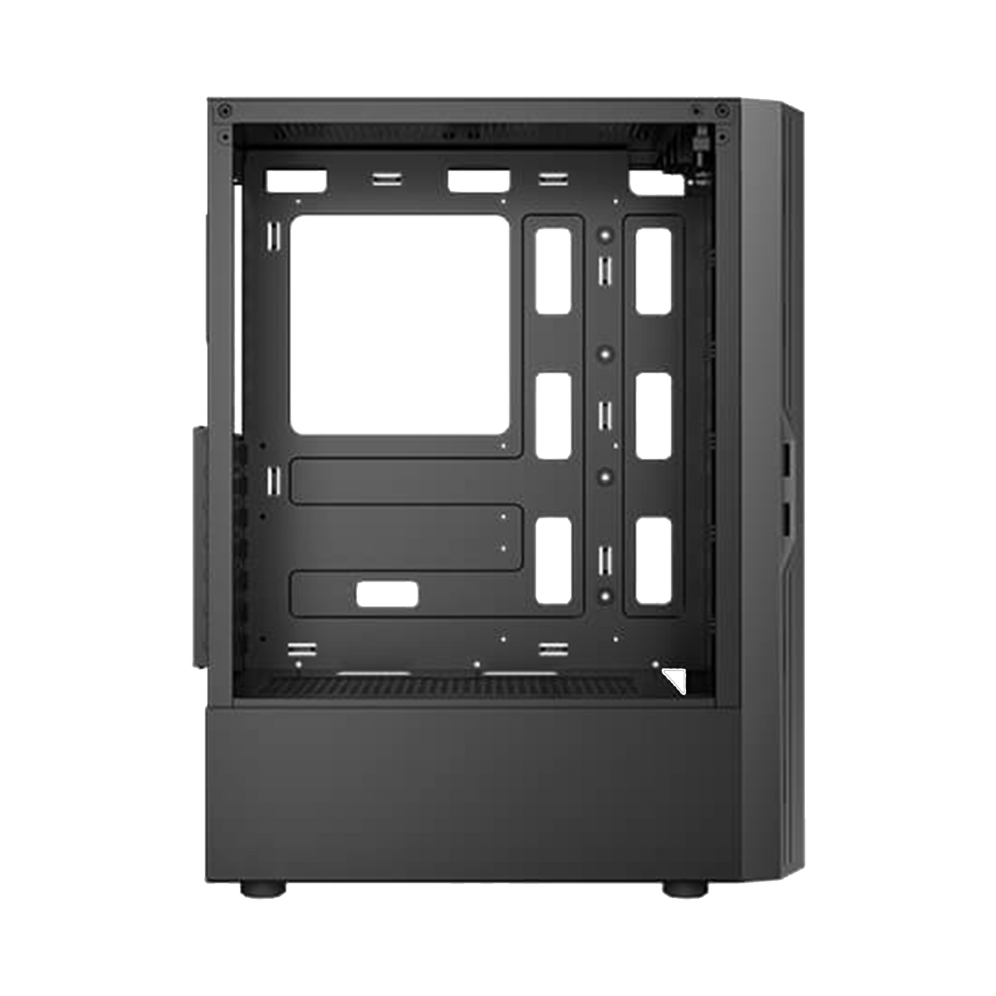 ANTEC AX20 ELITE MID TOWER CASE W/ TEMPERED GLASS SIDE PANEL, 4 RGB FANS (BLACK)