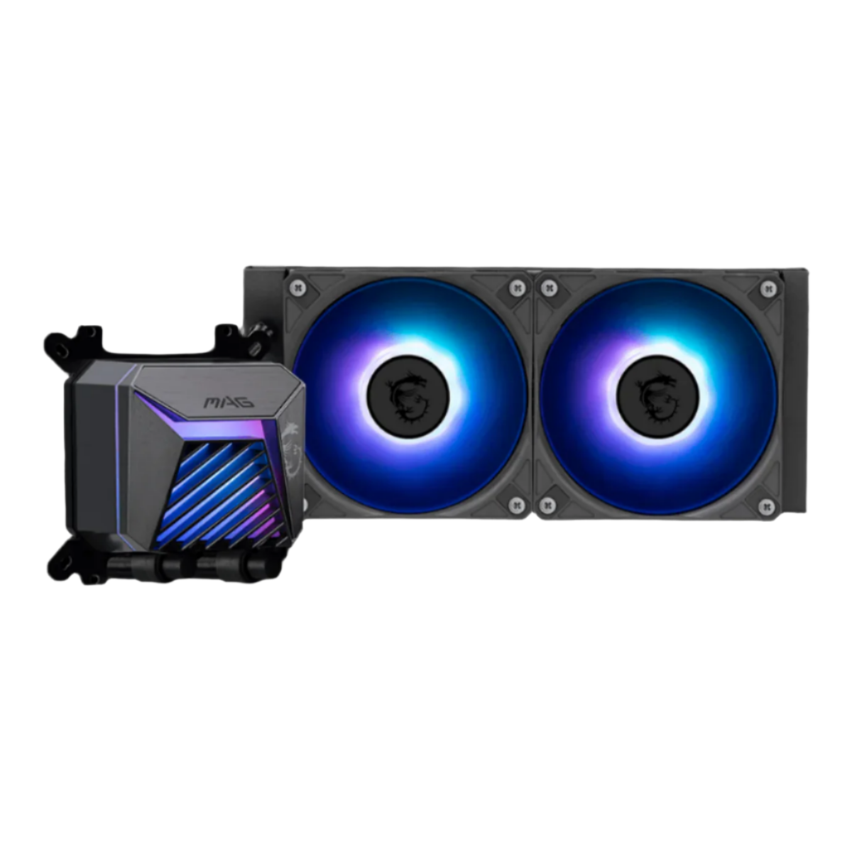 MSI MAG CORELIQUID A15 240 2X120MM FAN/120X120X25MM ARGB Gen2 LIQUID CPU COOLER