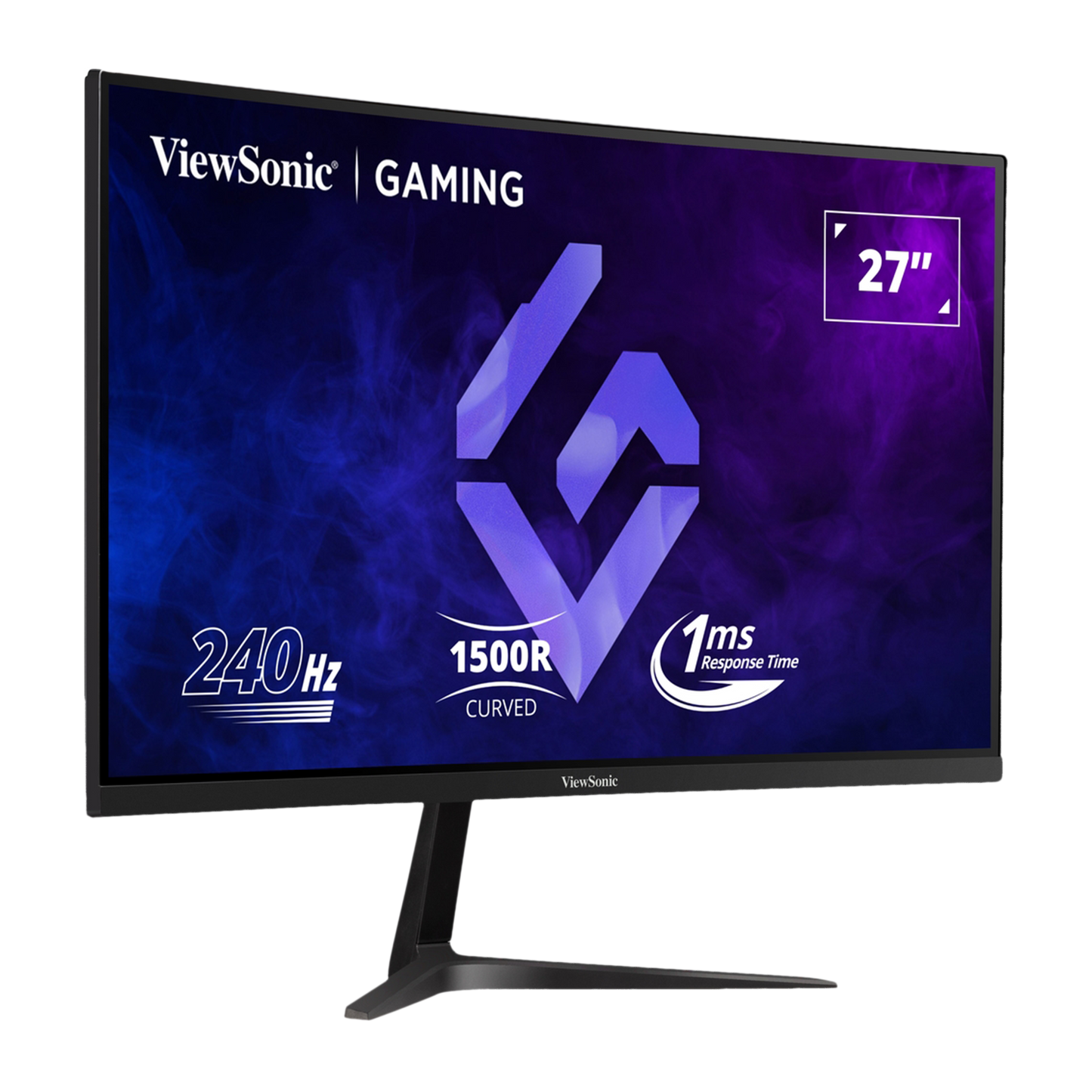VIEWSONIC VX2719-PC-MHD 27" LED FHD CURVED GAMING MONITOR 240HZ W/ SPKR WLMNT (2XHDMI, DP)