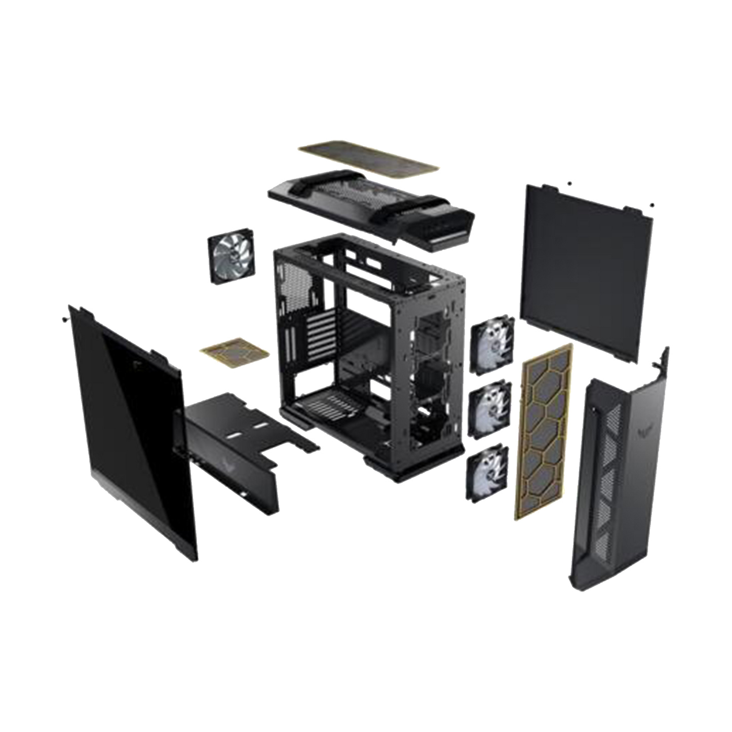 ASUS GT501 TUF GAMING MID TOWER CASE W/ TEMPERED SIDE