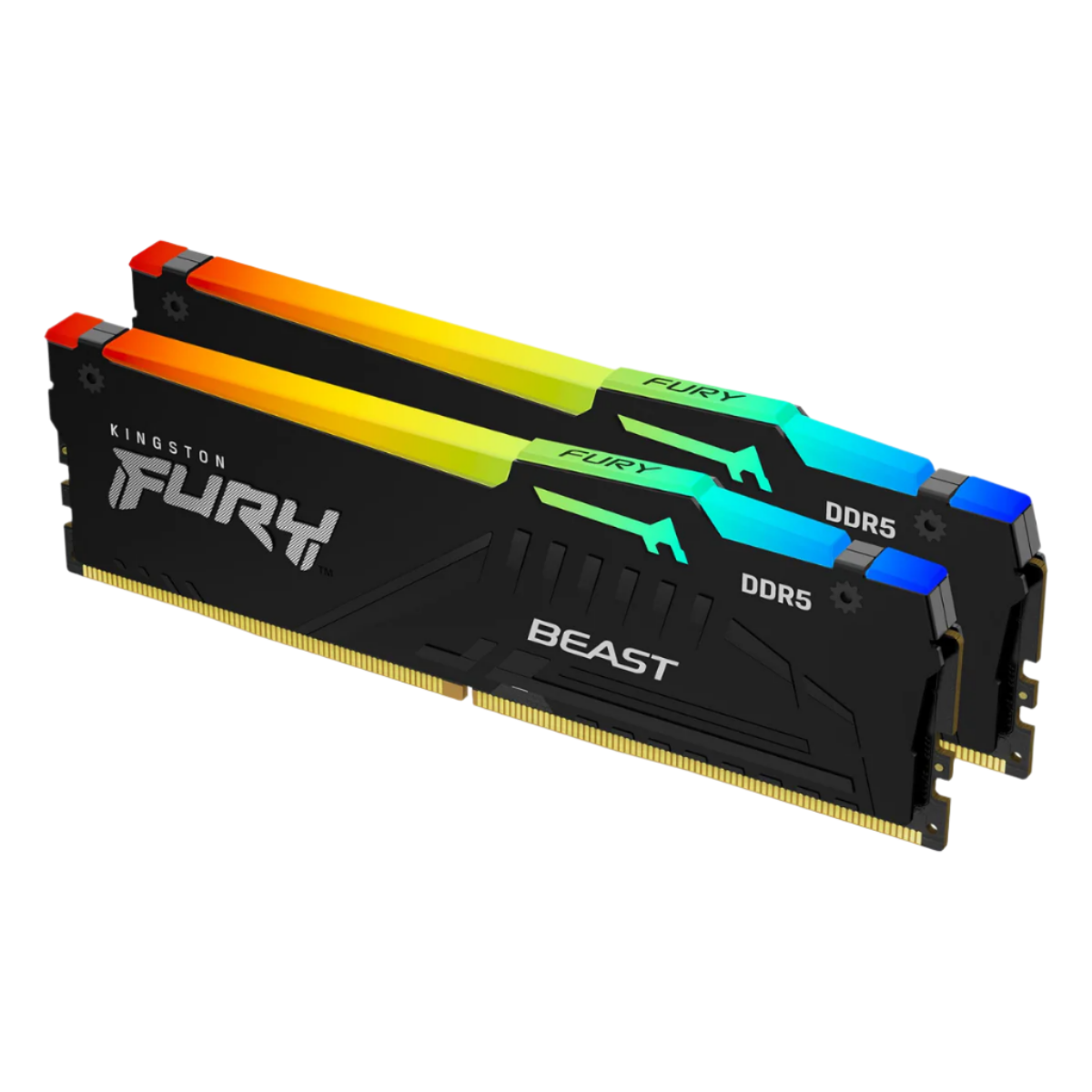 32GB (2X16GB) DDR5-6800 KF568C34BBAK2-32 CL34 KINGSTON FURY BEAST RGB (BLK)