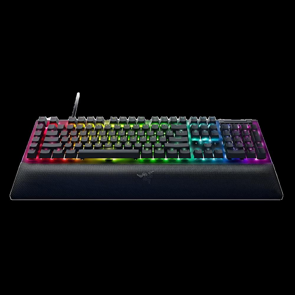 RAZER BLACKWIDOW V4 PRO MECHANICAL GAMING KEYBOARD (GREEN SWITCH)