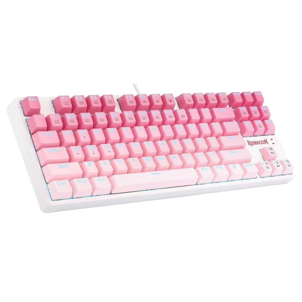 REDRAGON DAKSA MECHANICAL GAMING KEYBOARD (RED SWITCH) GRADIENT PINK