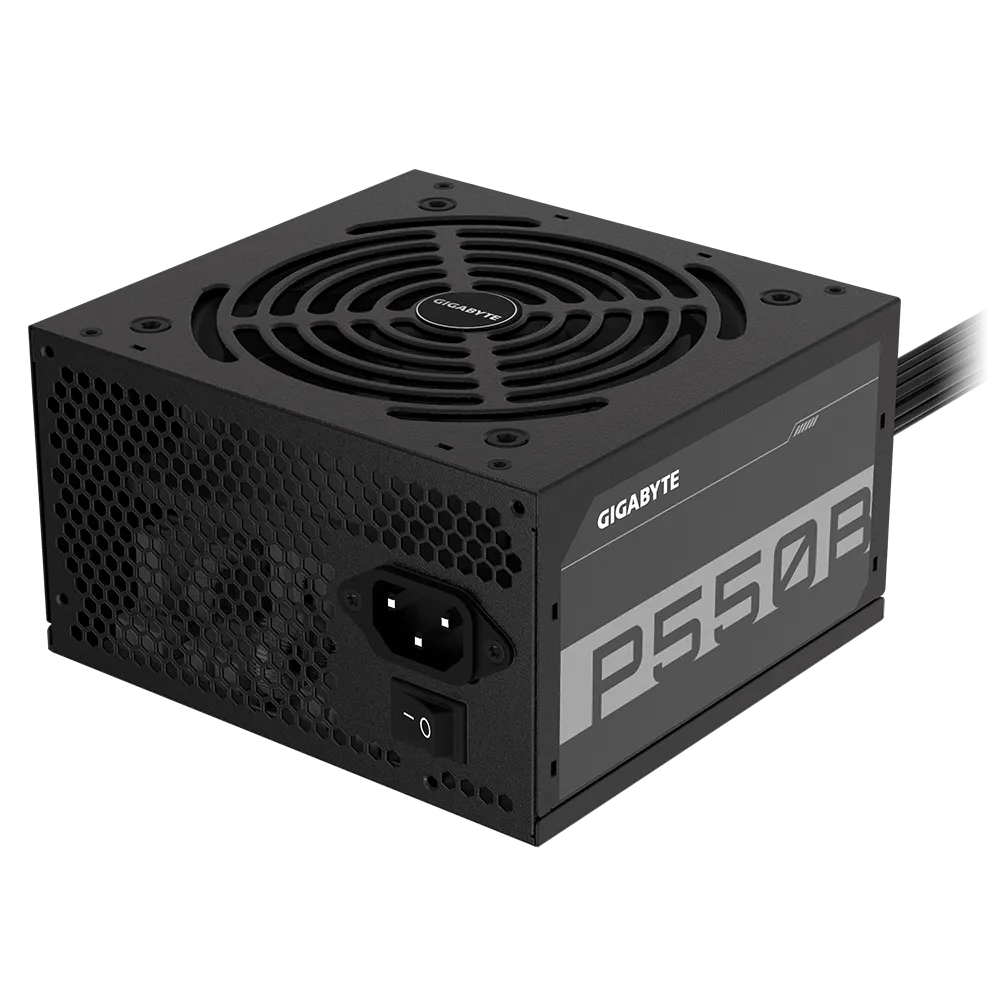 GIGABYTE P550B 550W 1X120MM FAN, 6SATA, 2PCIE, ACTIVE PFC, 80PLUS-BRONZE