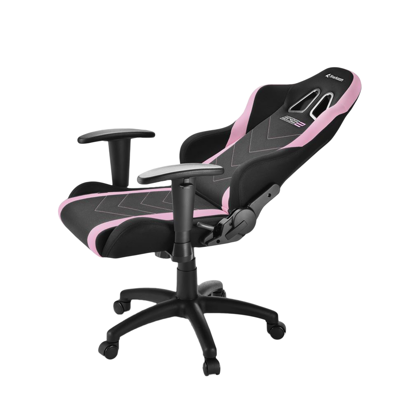 SHARKOON SKILLER SGS2 JR GAMING CHAIR W/ HEADREST & LUMBAR CUSHION (PINK)