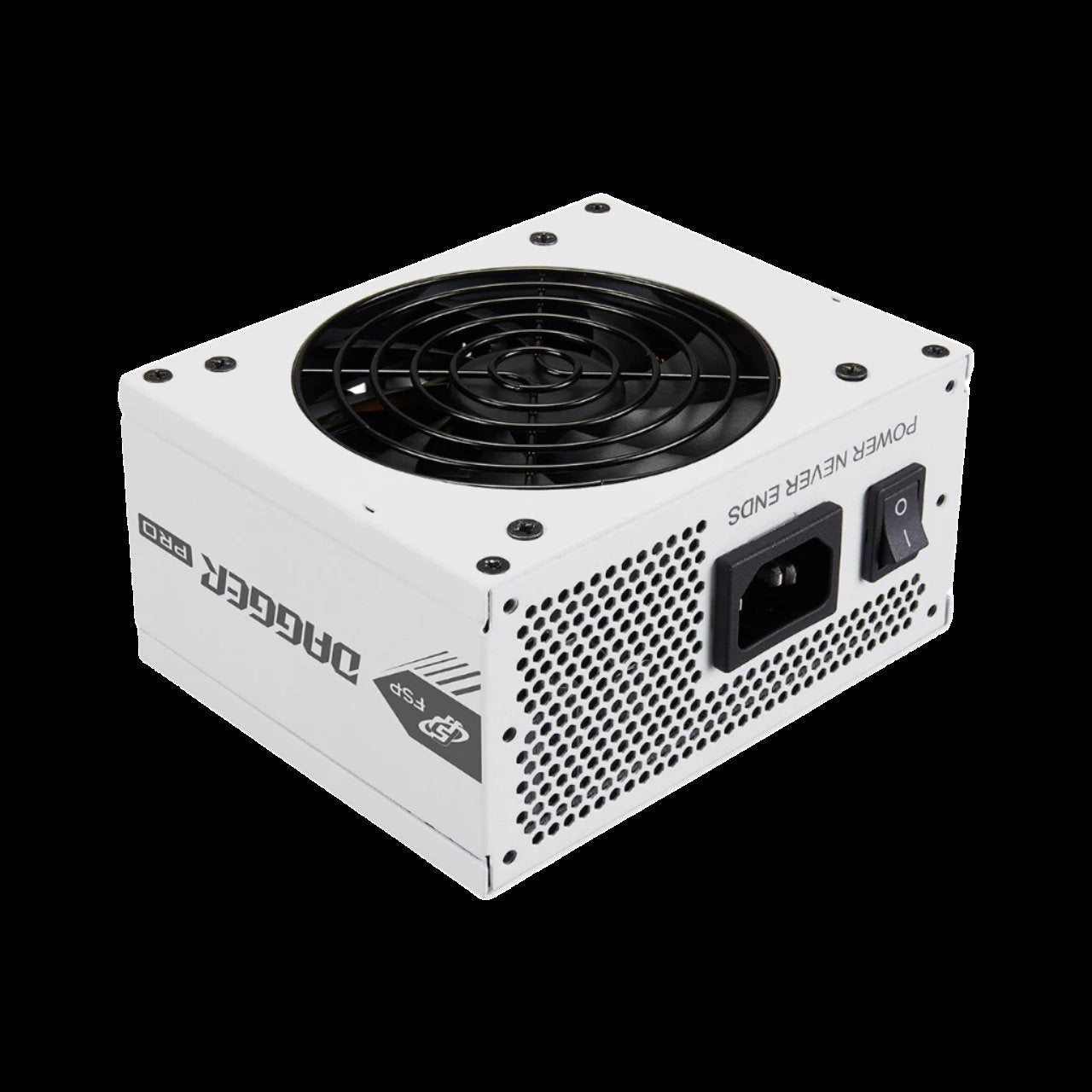 FSP DAGGER PRO SFX 1X92MM FAN, 5SATA, 4PCIE, ACTIVE PFC, MODULAR, 80PLUS-GOLD