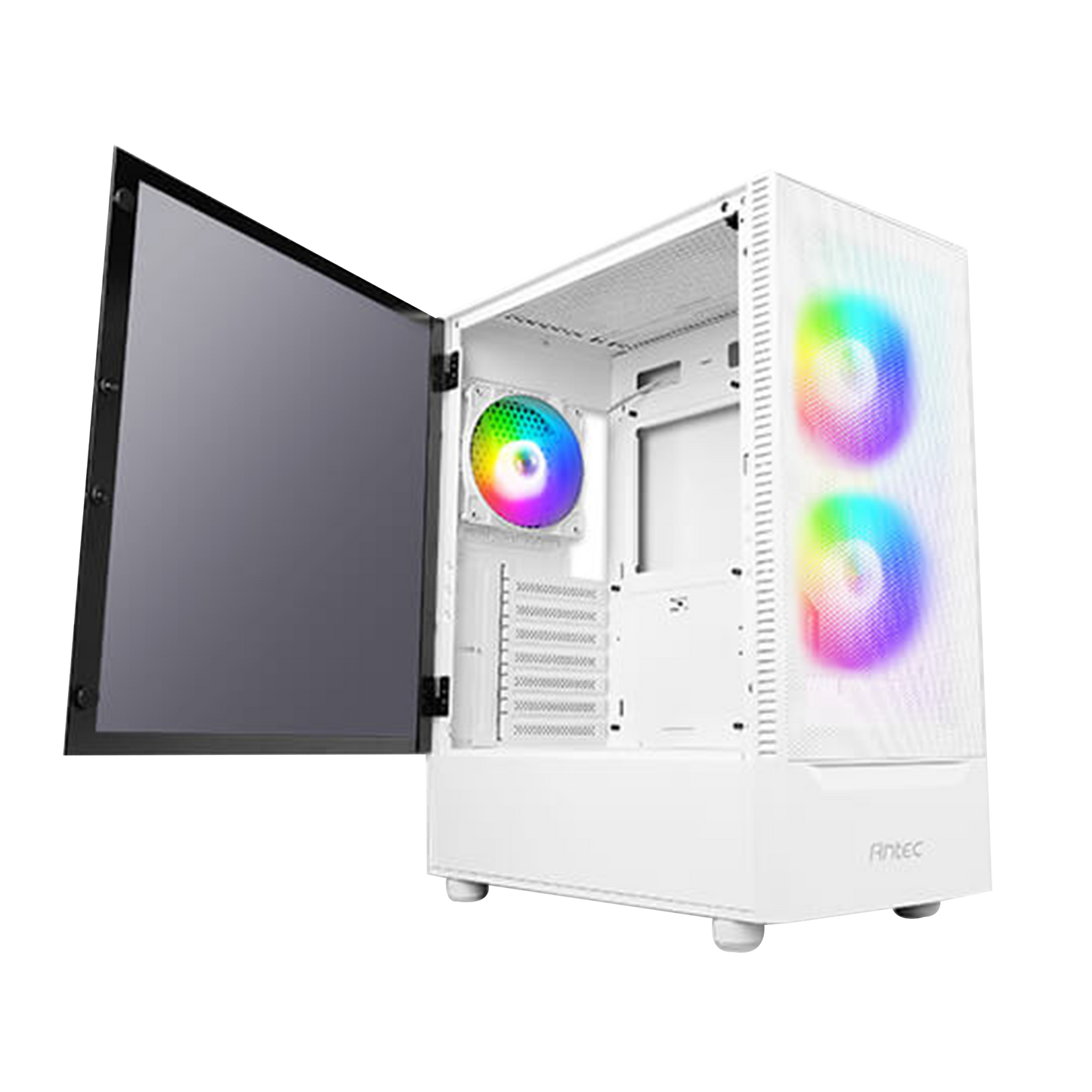 ANTEC NX410 MID TOWER CASE W/ TEMPERED GLASS SIDE PANEL, 3 ARGB FANS