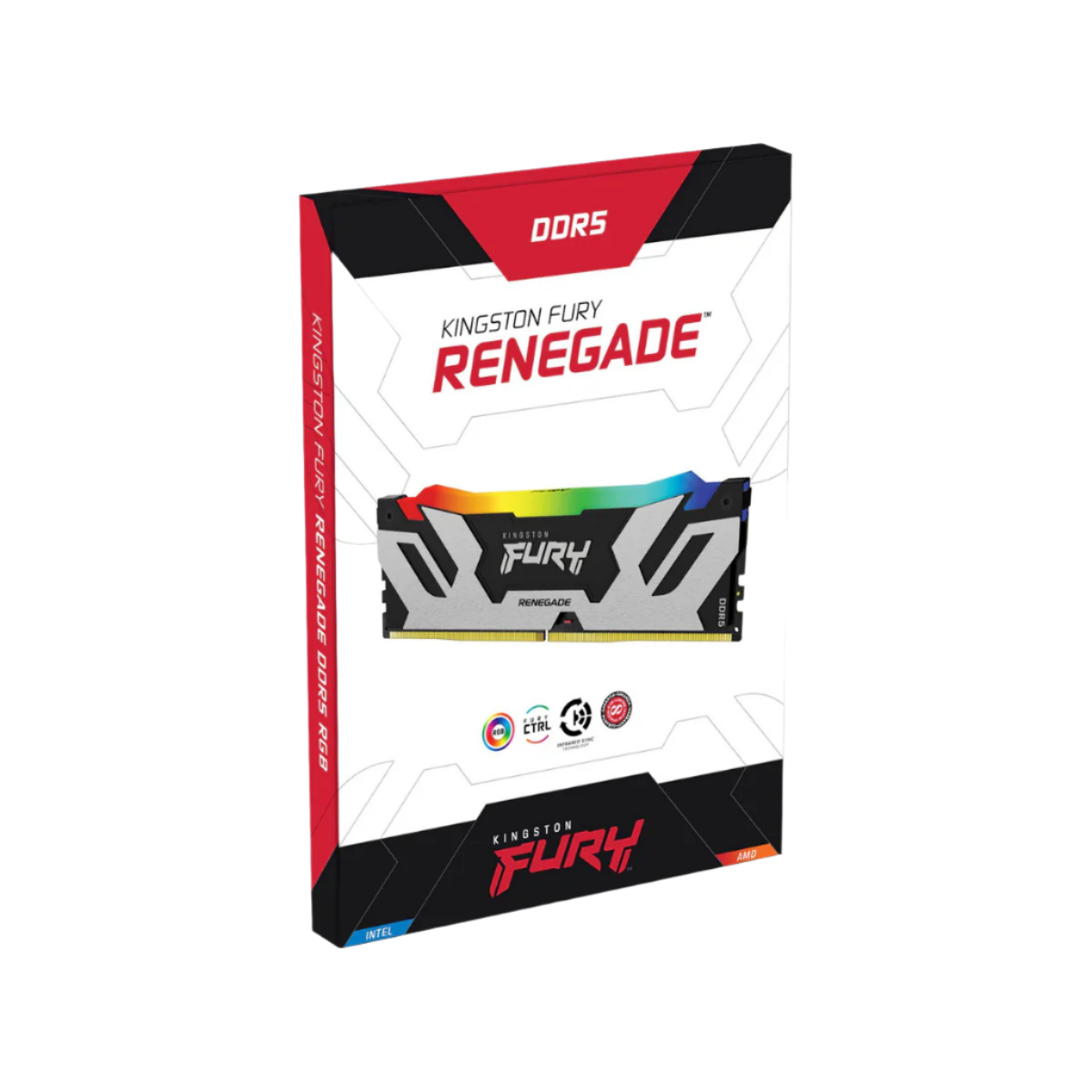 32GB (2X16GB) DDR5-6800 KF568C36RSAK2-32 CL36 KINGSTON FURY RENEGADE RGB (BLK)